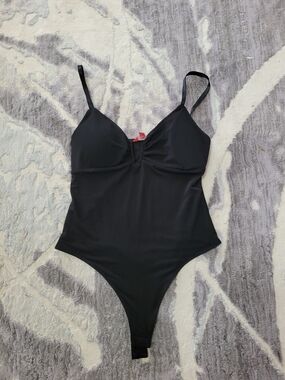 Guess Black Bodysuit with Adjustable Straps Size M